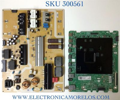 KIT DE TARJETAS PARA TV SAMSUNG MAIN  BN94-15822A / BN41-02749A / BN97-16593C / FUENTE BN44-01064A / L75E8N_TSM / BN4401064A / PANEL CY-RT075FGHV5H / MODELO QN75Q70TAFXZA CF04 / QN75Q70TAFXZA / QN75Q70TAF